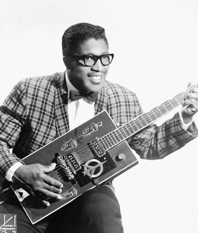 between 1955 and 1960, New York, New York, USA --- Bo Diddley --- Image by © Michael Ochs Archives/Corbis